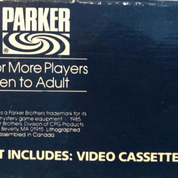 80's "Clue" VCR Mystery Game - VHS Murder Mystery Game - 80's Boardgame - Picture 7 of 9